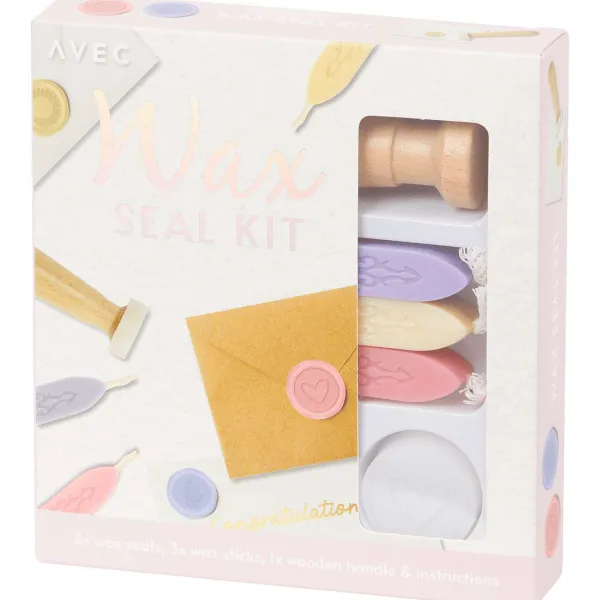 Office Essentials Kaarten^Avec Waxstempel-Kit