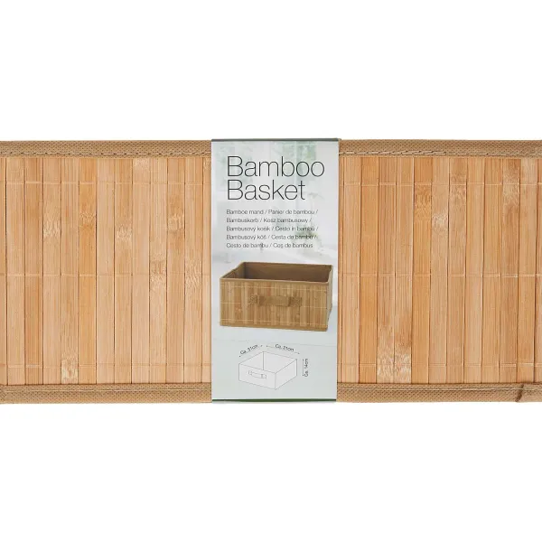 Merk Woonaccessoires^Bamboe Opbergmand