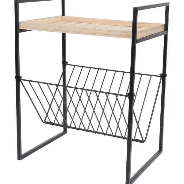 Merk Woonaccessoires^Bijzettafel Met Tijdschriftenrek