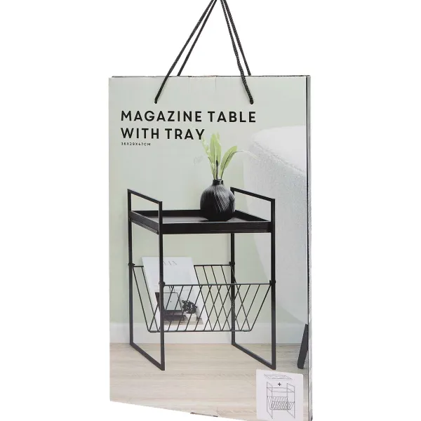 Merk Woonaccessoires^Bijzettafel Met Tijdschriftenrek