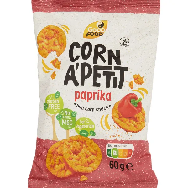 Corn A’petit Chips^Corn A'Petit Popcorn-Snack