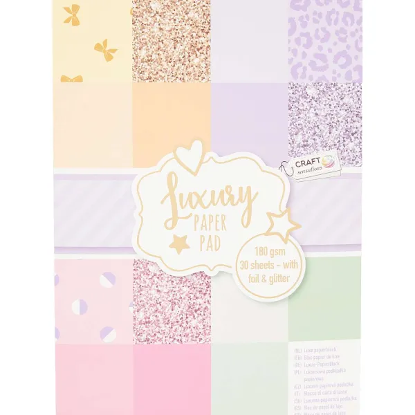 Office Essentials Kaarten^Craft Sensations Luxe Papierblok