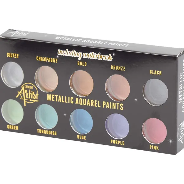 Van Bleiswijck Schilderen^Creative Artist Metallic Aquarelverfset
