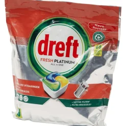 Dreft Afwas- & Wasmiddelen^Fresh Platinum Vaatwastabletten All In One