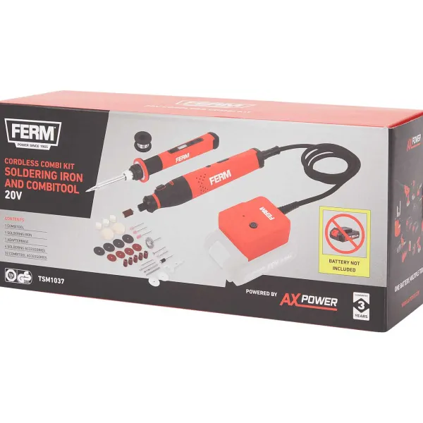FERM Gereedschap^Combitool En Soldeerbout