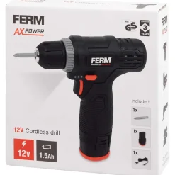 FERM Gereedschap^Draadloze Boormachine