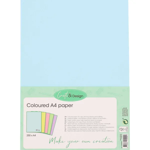 Office Essentials Kaarten^Gekleurd Papier A4