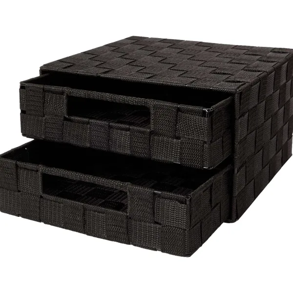 Merk Woonaccessoires^Gevlochten Ladekastje