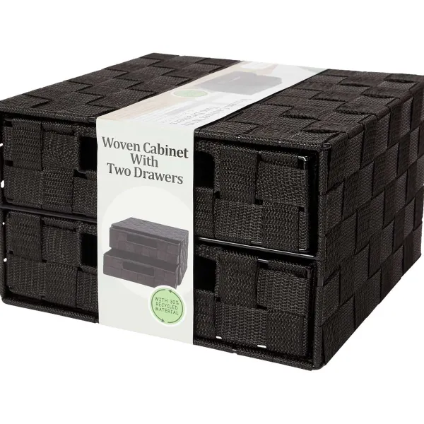 Merk Woonaccessoires^Gevlochten Ladekastje