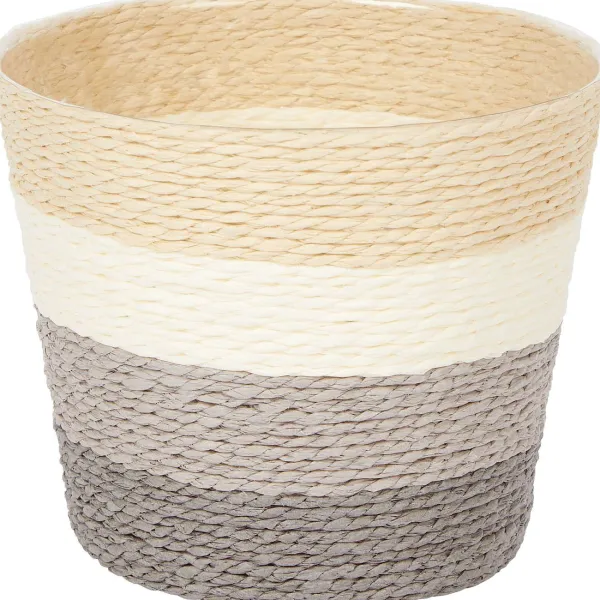 Merk Bloempotten^Home Accents Bloemenmand Met Strepen