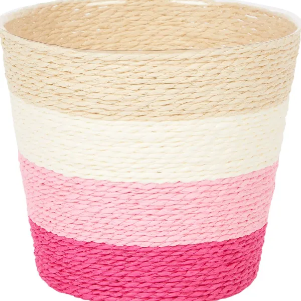 Merk Bloempotten^Home Accents Bloemenmand Met Strepen