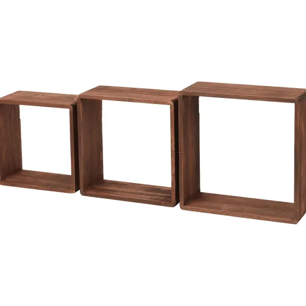 Merk Woonaccessoires^Home Accents Houten Wandboxen