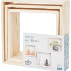 Merk Woonaccessoires^Home Accents Houten Wandboxen