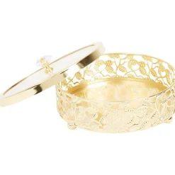 Merk Woonaccessoires^Home Accents Metalen Opbergdoosje