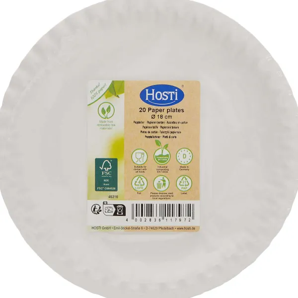 Merk Feestartikelen^Hosti Papieren Borden
