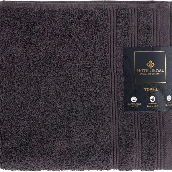 Hotel Royal Badtextiel^Handdoek Antraciet