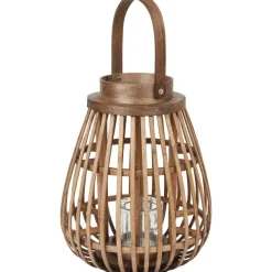 Merk Kaarsenhouders^Houten Lantaarn