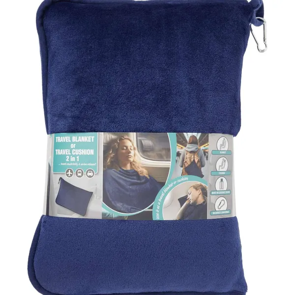 Froyak Kampeerspullen^2-In-1 Reisdeken & Reiskussen