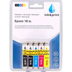 Office Essentials Bureau Accessoires^Ink & Print Inktcartridges Epson 18 Xl
