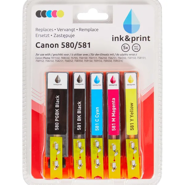 Merk Inktcartridges^Ink & Print Inktcartridges Canon 580/581