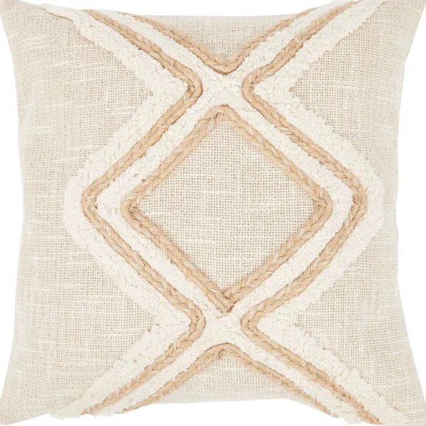 Merk Woonaccessoires^Jute Kussenhoes Met Patroon