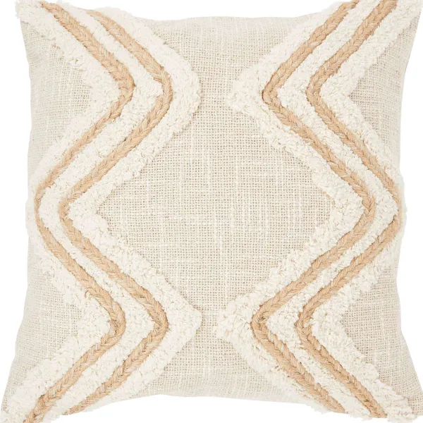 Merk Woonaccessoires^Jute Kussenhoes Met Patroon