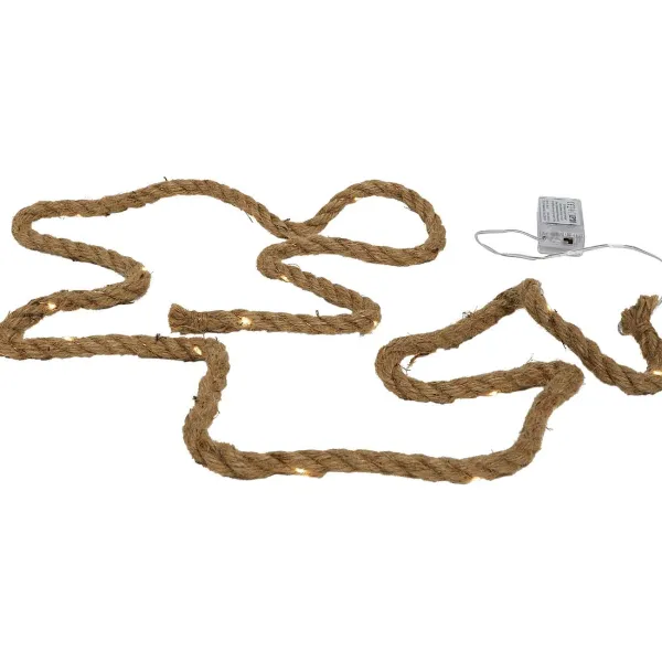 Merk Woonaccessoires^Jute Touw Met Ledverlichting
