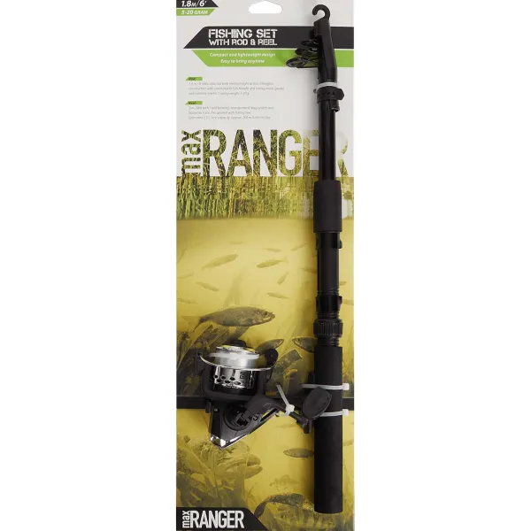 Dunlop Sportartikelen^Max Ranger Telescopische Werphengel