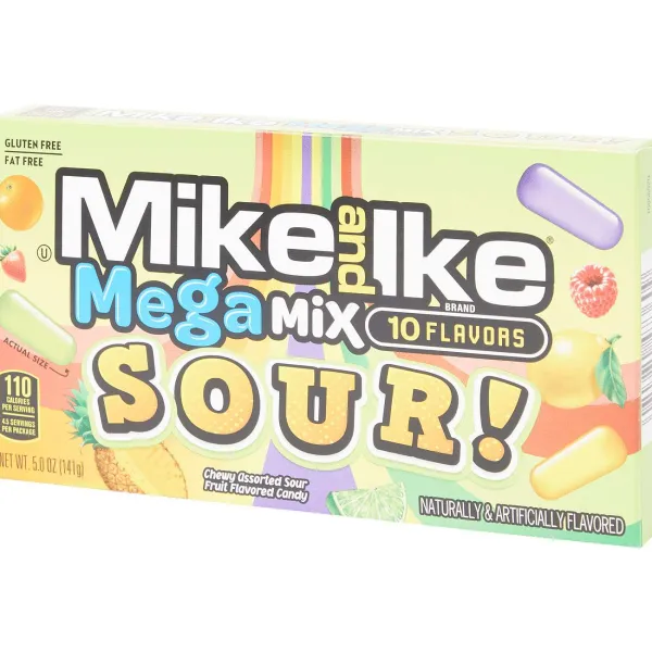 Mike & Ike Drop & Snoep^Mega Mix Sour