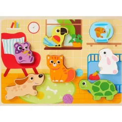 Mini Matters Babyspeelgoed^Houten Puzzel