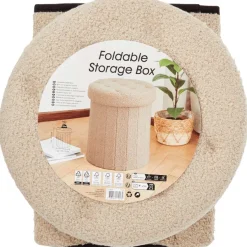 Merk Woonaccessoires^Opvouwbare Opbergpoef