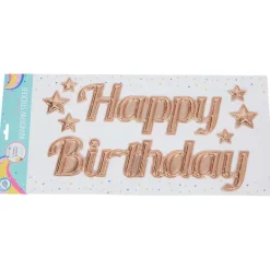 Disney Knutselen^Party Universe Happy Birthday Ballon-Raamsticker