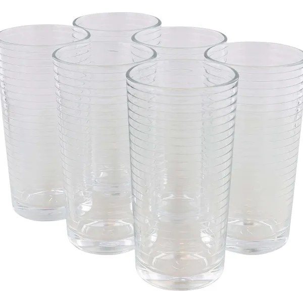 Royal Leerdam Glazen^Pasabahce Longdrinkglazen Doro