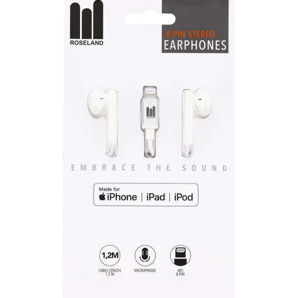 Roseland Koptelefoons^Oordopjes 8-Pins