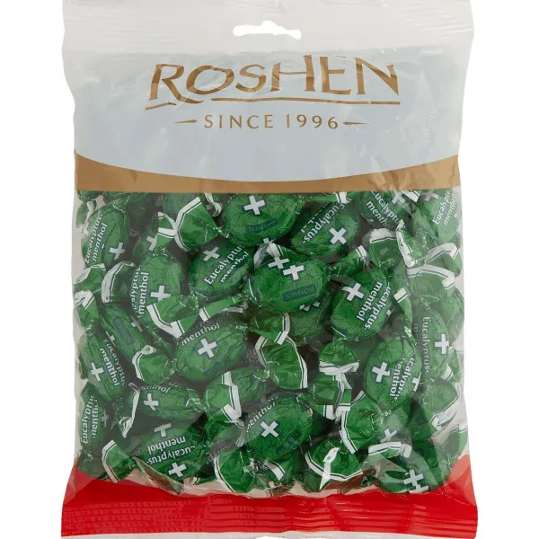 Mike & Ike Drop & Snoep^Roshen Keelpastilles Menthol-Eucalyptus