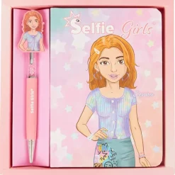 Office Essentials Bureau Accessoires^Selfie Girls Notitieboek Met Pen