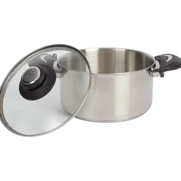 Sola Pannen^Kookpan Met Glazen Deksel