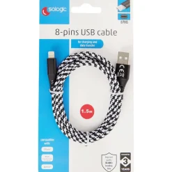 Sologic Kabels & Splitters^Laad- En Datakabel 8-Pins