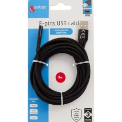 Sologic Kabels & Splitters^Laad- En Datakabel 8-Pins