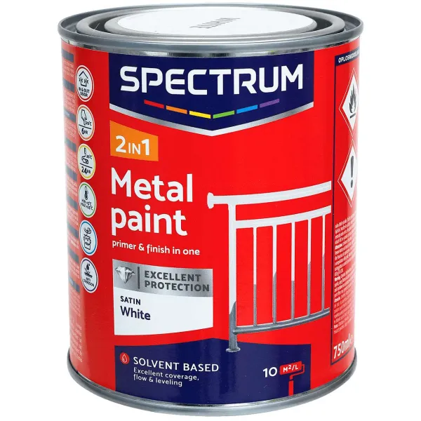 Spectrum Verf^2-In-1 Hoogglans Metaallak