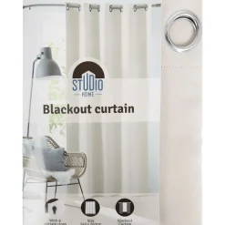 Studio Home Raamdecoratie^Kant-En-Klaar Verduisterend Gordijn