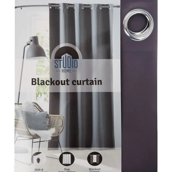 Studio Home Raamdecoratie^Kant-En-Klaar Verduisterend Gordijn