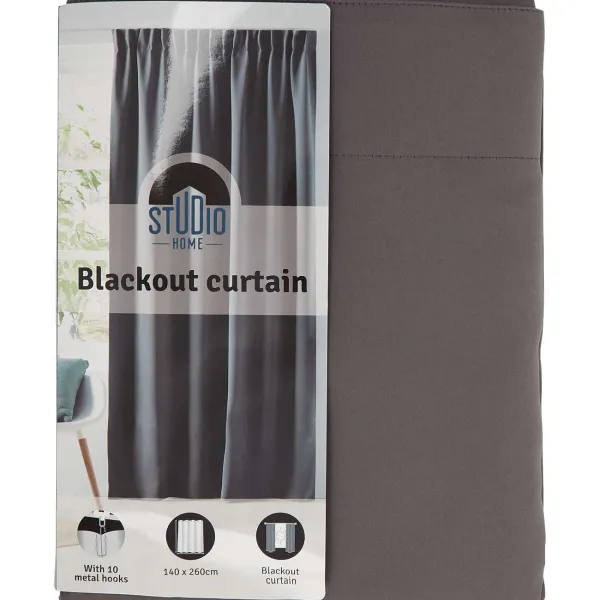 Studio Home Raamdecoratie^Verduisterend Kant-En-Klaar Gordijn