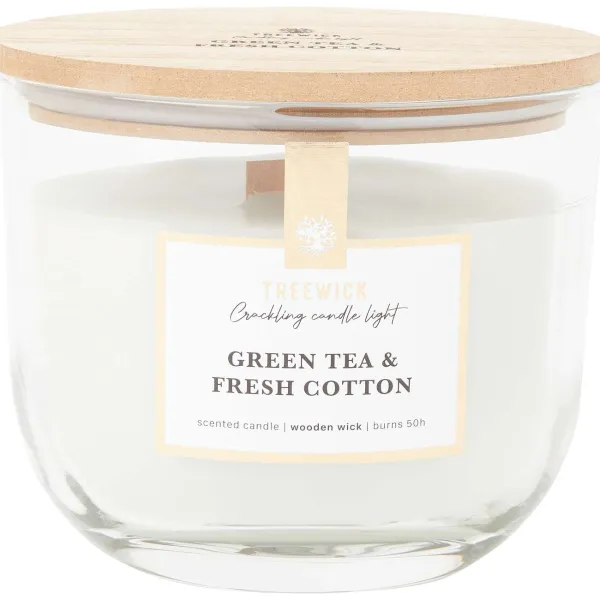 Candra Kaarsen^Treewick Geurkaars Met Houtlont