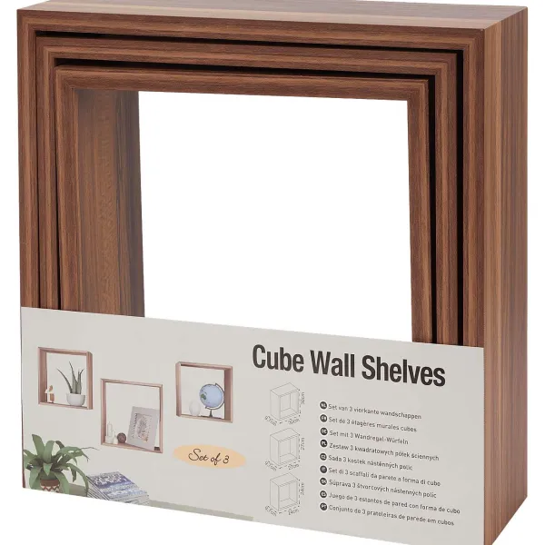 Merk Woonaccessoires^Wandkubus-Set