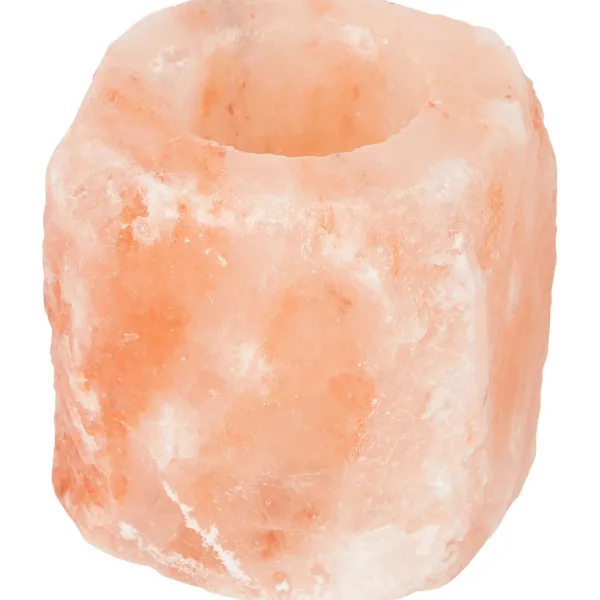 Merk Kaarsenhouders^Zoutsteen Theelichthouder